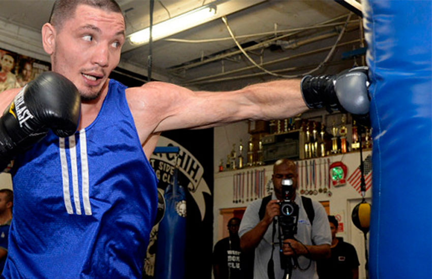 STACKED BOXING CARD