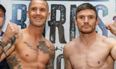 Ricky-Burns-Lyndon-Arthur-and-Dina-Thorslund-Triumphant-on-Friday-in-Europe