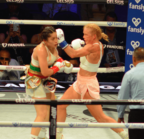 Holly-Holm-Joshua-Edwards-and-Rene-Alvarado-Sparkle-on-the-Paul-Chavez-Undercard